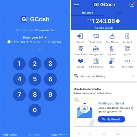 gcash login